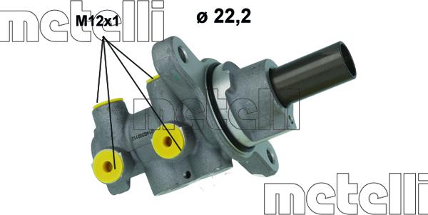 Metelli 05-1214 - Glavni kočioni cilindar www.molydon.hr