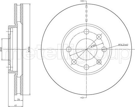 Metelli 23-0490C - Kočioni disk www.molydon.hr