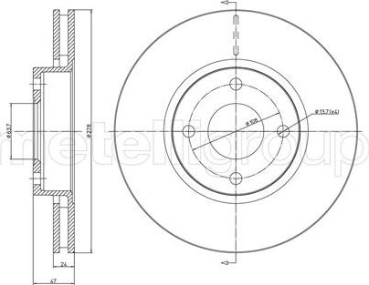 Metelli 23-0498 - Kočioni disk www.molydon.hr