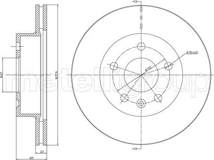 Metelli 23-0416 - Kočioni disk www.molydon.hr