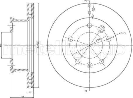 Metelli 23-0418 - Kočioni disk www.molydon.hr