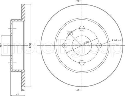 Metelli 23-0488C - Kočioni disk www.molydon.hr