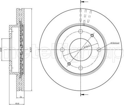 Metelli 23-0591 - Kočioni disk www.molydon.hr