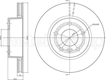 Metelli 23-0543 - Kočioni disk www.molydon.hr