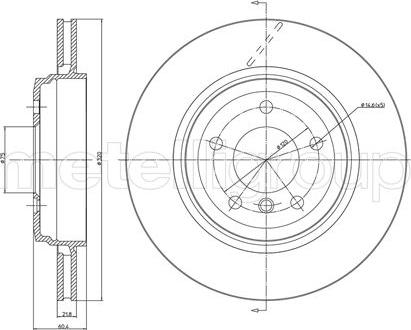 Metelli 23-0519C - Kočioni disk www.molydon.hr