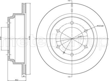 Metelli 23-0511 - Kočioni disk www.molydon.hr