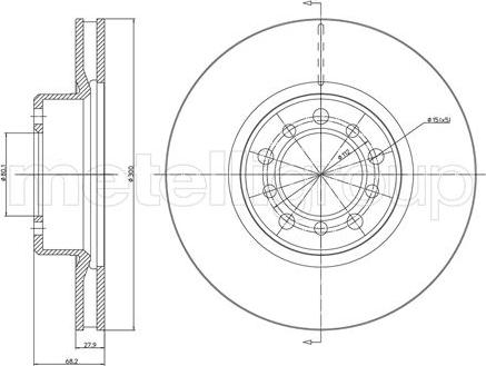 Metelli 23-0520 - Kočioni disk www.molydon.hr