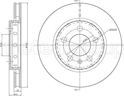 Metelli 23-0695C - Kočioni disk www.molydon.hr