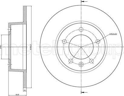 Metelli 23-0690 - Kočioni disk www.molydon.hr