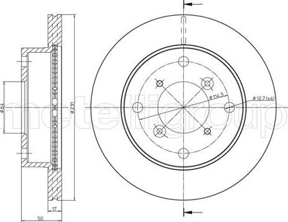 Metelli 23-0691 - Kočioni disk www.molydon.hr