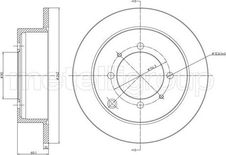 Metelli 23-0651 - Kočioni disk www.molydon.hr