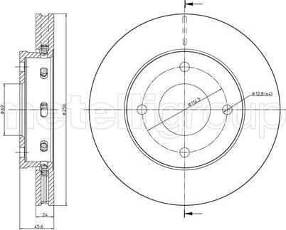 Metelli 23-0623C - Kočioni disk www.molydon.hr