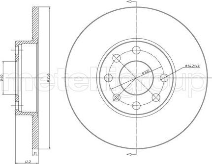 Metelli 23-0627 - Kočioni disk www.molydon.hr