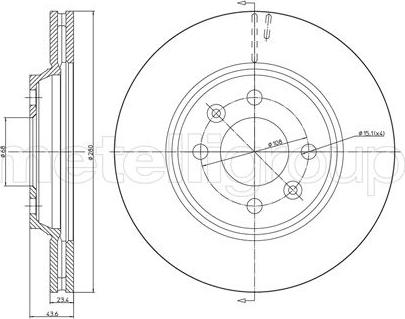 Metelli 23-0670 - Kočioni disk www.molydon.hr