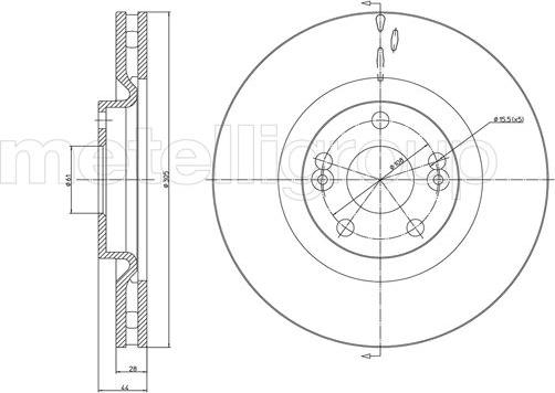 Metelli 23-0678 - Kočioni disk www.molydon.hr