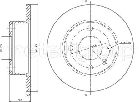 Metelli 23-0098 - Kočioni disk www.molydon.hr