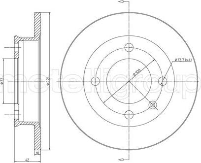 Metelli 23-0041 - Kočioni disk www.molydon.hr