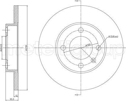 Metelli 23-0053 - Kočioni disk www.molydon.hr