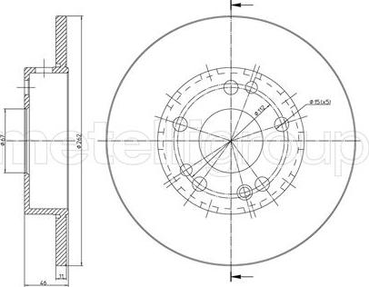 Metelli 23-0103 - Kočioni disk www.molydon.hr