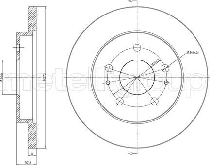 Metelli 23-0841 - Kočioni disk www.molydon.hr