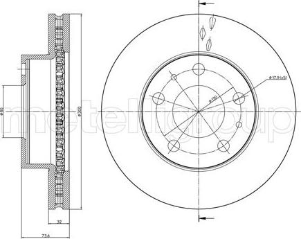 Metelli 23-0885C - Kočioni disk www.molydon.hr