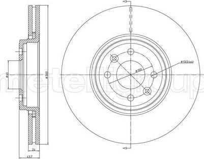 Metelli 23-0829C - Kočioni disk www.molydon.hr