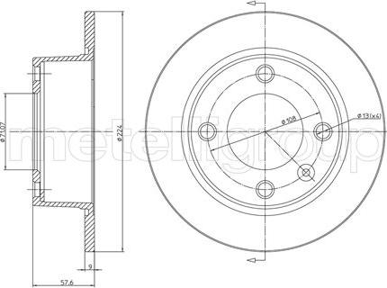 Metelli 23-0319 - Kočioni disk www.molydon.hr