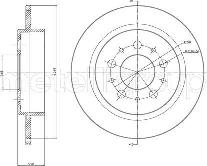 Metelli 23-0311 - Kočioni disk www.molydon.hr