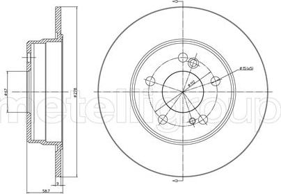 Metelli 23-0299 - Kočioni disk www.molydon.hr