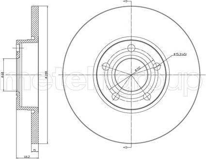 Metelli 23-0263 - Kočioni disk www.molydon.hr