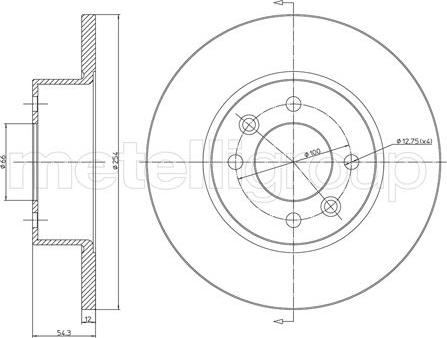 Metelli 23-0218 - Kočioni disk www.molydon.hr