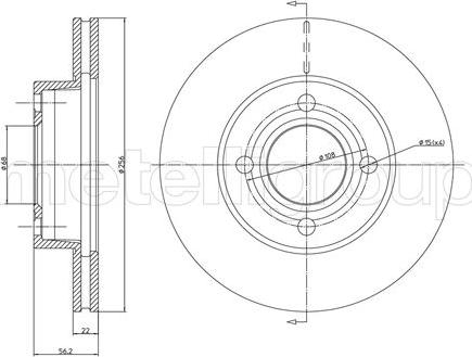 Metelli 23-0234 - Kočioni disk www.molydon.hr