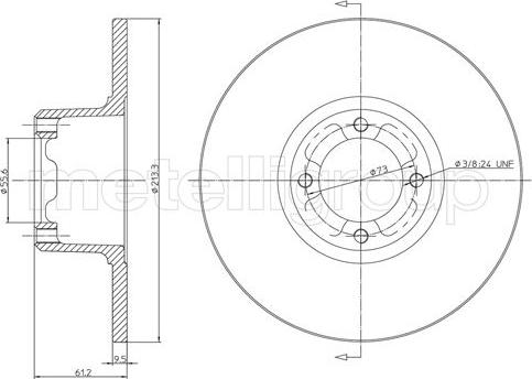 Metelli 23-0220 - Kočioni disk www.molydon.hr