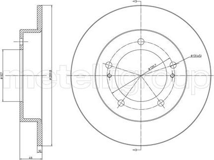 Metelli 23-0221 - Kočioni disk www.molydon.hr