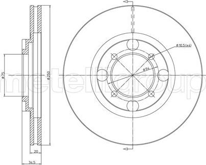 Metelli 23-0272 - Kočioni disk www.molydon.hr