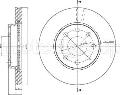 Metelli 23-0790C - Kočioni disk www.molydon.hr