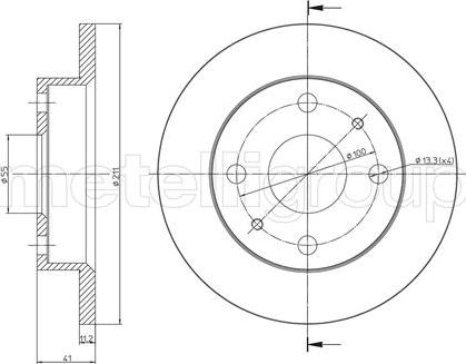 Metelli 23-0791 - Kočioni disk www.molydon.hr