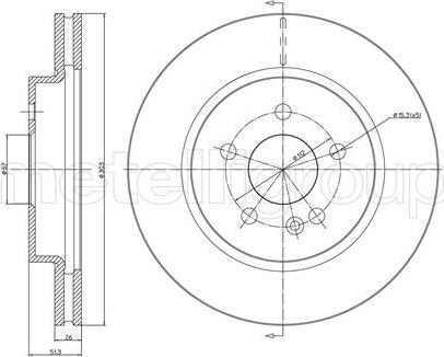 Metelli 23-0700C - Kočioni disk www.molydon.hr