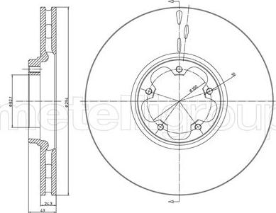 Metelli 23-0702 - Kočioni disk www.molydon.hr