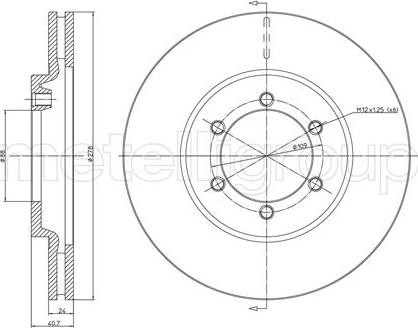 Metelli 23-0711 - Kočioni disk www.molydon.hr