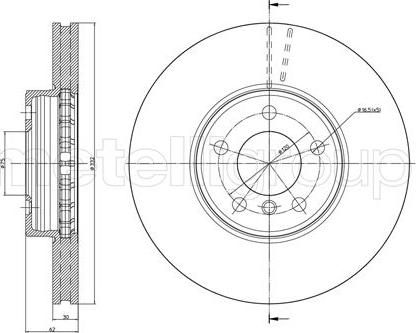 Metelli 23-0784C - Kočioni disk www.molydon.hr