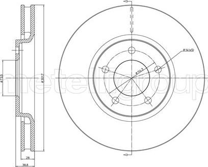 Metelli 23-0780C - Kočioni disk www.molydon.hr