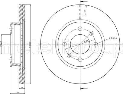 Metelli 23-0788 - Kočioni disk www.molydon.hr