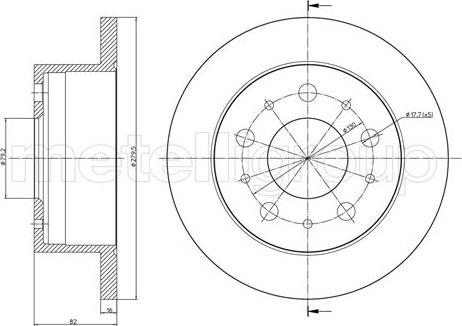 Metelli 23-0732 - Kočioni disk www.molydon.hr