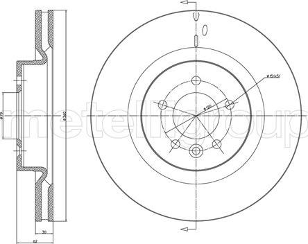 Metelli 23-1067C - Kočioni disk www.molydon.hr