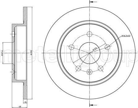 Metelli 23-1008C - Kočioni disk www.molydon.hr