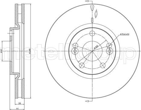 Metelli 23-1130 - Kočioni disk www.molydon.hr