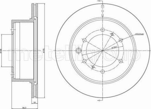 Metelli 23-1129C - Kočioni disk www.molydon.hr