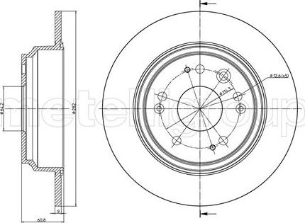 Metelli 23-1352C - Kočioni disk www.molydon.hr