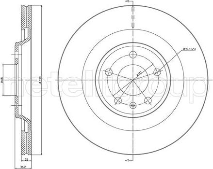 Metelli 23-1339C - Kočioni disk www.molydon.hr